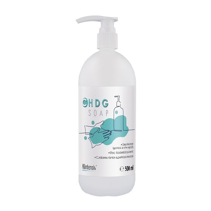 Sapun CHDG Soap 4% sapun igenic si chirurgical, flacon 500ml