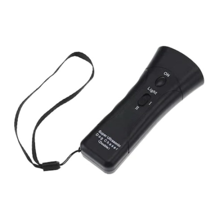 Aparat de AutoAparare FOXMAG24, cu Ultrasunete si Lanterna impotriva Cainilor Agresivi cu Functie de Dresaj