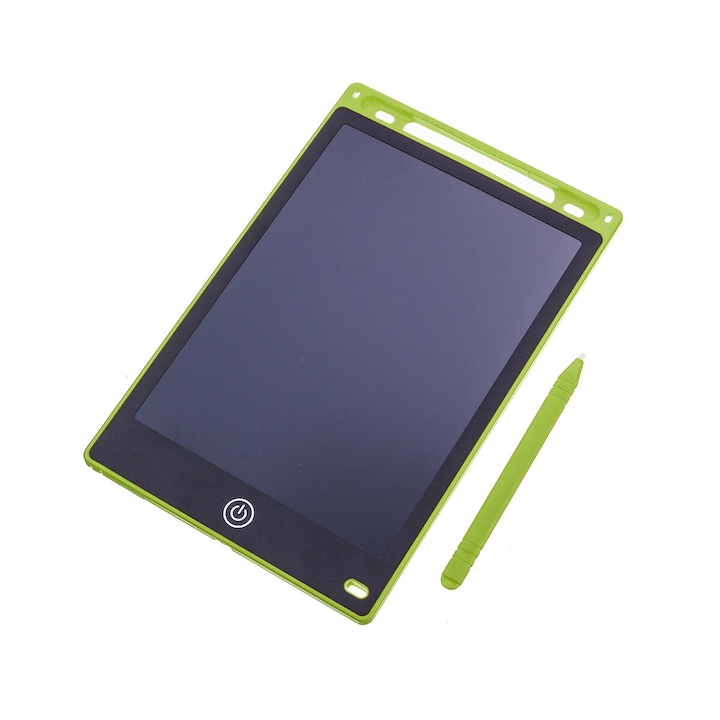 LCD графичен таблет за деца, писане и рисуване, 10", 25.5 X 17.5 X 0.9 cm, Зелен