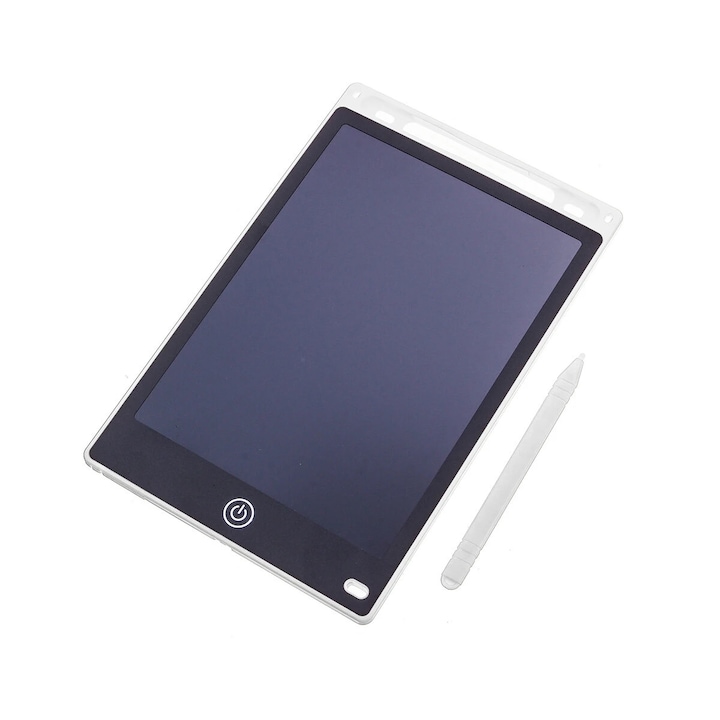 LCD графичен таблет за деца, писане и рисуване, 10", 25.5 X 17.5 X 0.9 cm, Бял
