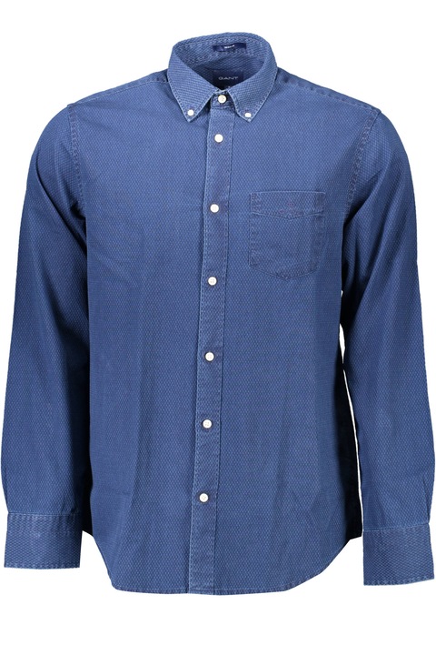 Мъжка риза, Gant, 926339, лого, синьо, S INTL