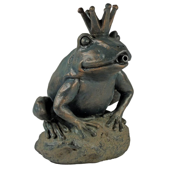 Stropitoare pentru fantana de gradina Ubbink, Regele broasca, 19 x 20 x 27 cm
