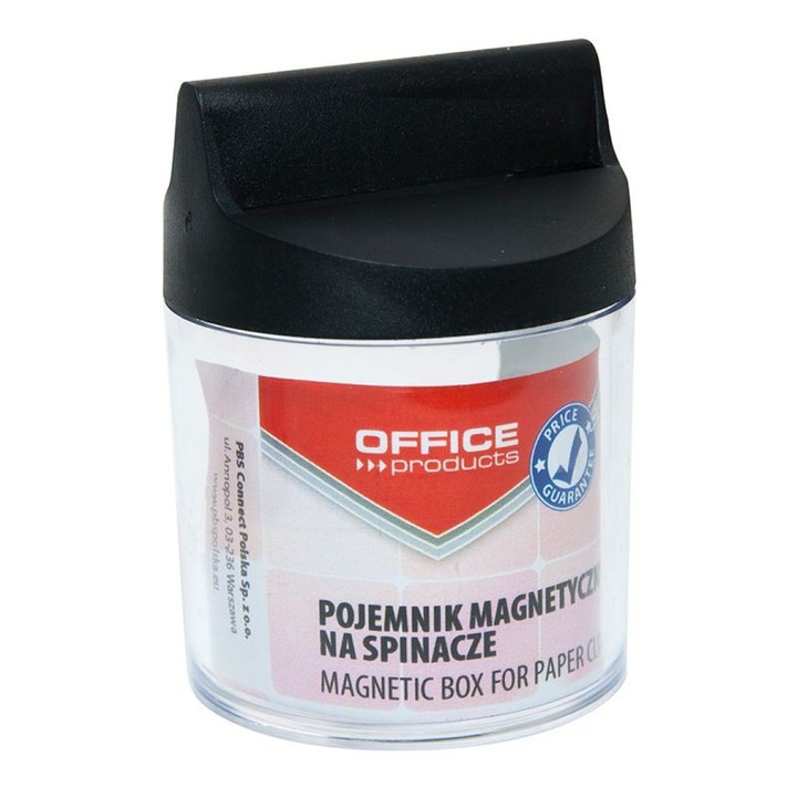 Dispenser Magnetic Cilindric, D58xh68mm, Pentru Agrafe, Office Products