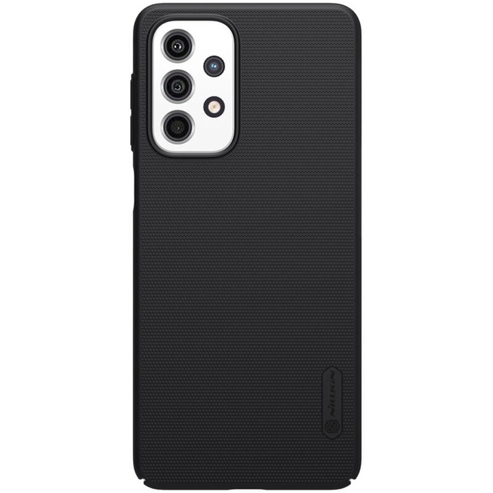 Husa protectie spate din plastic texturat negru, pentru Galaxy A33 5G- Nillkin Frosted Shield
