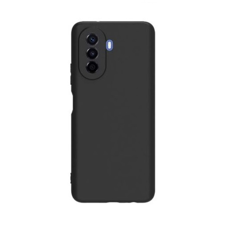 Силиконов калъф, защита на камерата, съвместим с Huawei Nova Y70/Y70 Plus, черен, TELGORBCS