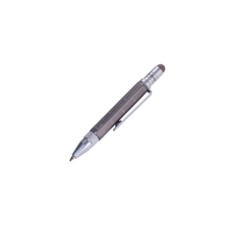 Мултифункционален молив - Construction Grey, При завъртане, сив