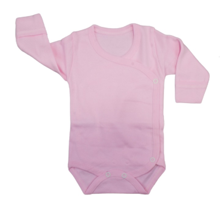 Body cu maneca lunga pentru fete Baleno BBY-7-68, Roz 82160