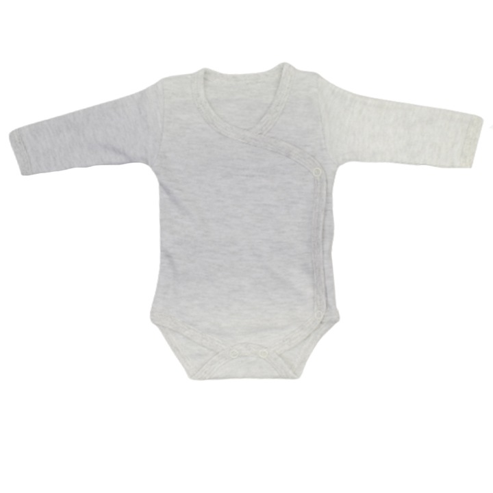 Body cu maneca lunga pentru baieti Baleno BBY-9-68, Gri 82169