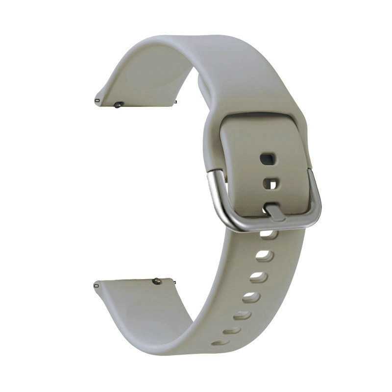 Curea Silicon Quick Release, Smooth, 20mm, compatibila cu Samsung Galaxy Watch Active/ Active 2