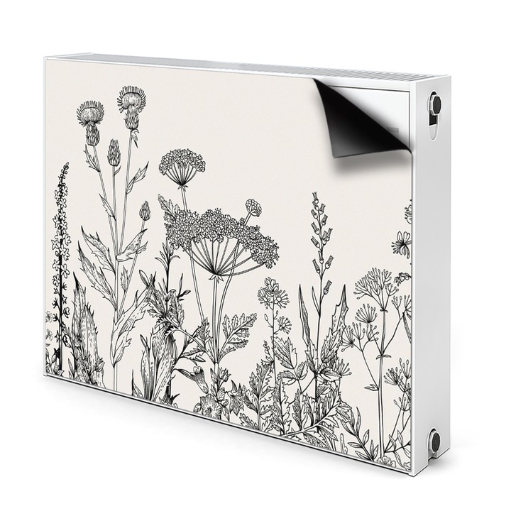 Magnet decorativ. Dreptunghi. Lunca Campului. Gri. 110 cm x 60 cm. 010220260020000029864