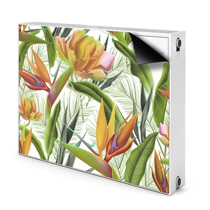 Magnet decorativ. Dreptunghi. Plante Tropicale. Verde. 80 cm x 60 cm. 010220260030000051128
