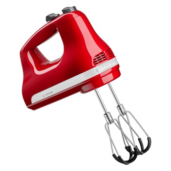 Mixer de mana KitchenAid 5KHM6118EER, 6 viteze, 60W, empire red