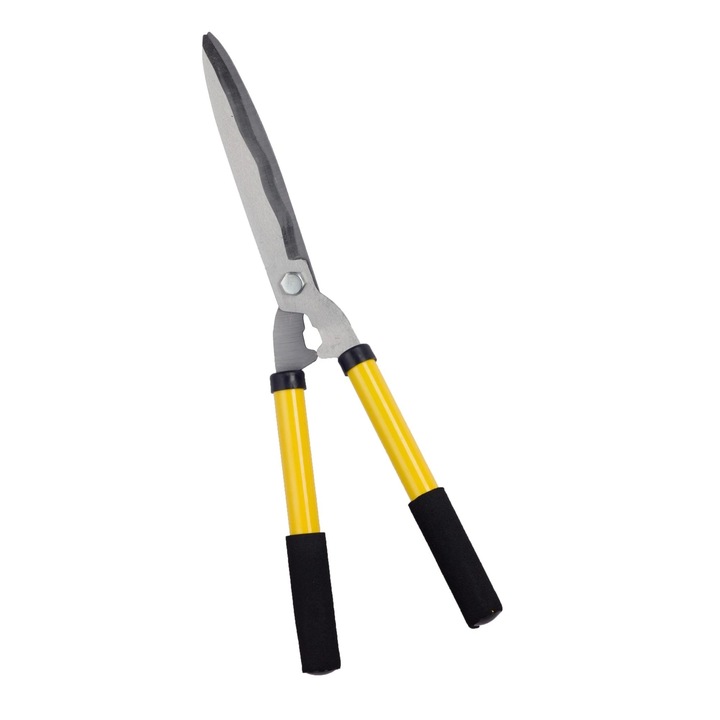 Foarfeca gard viu, otel, maner otel cu burete, L 50 cm