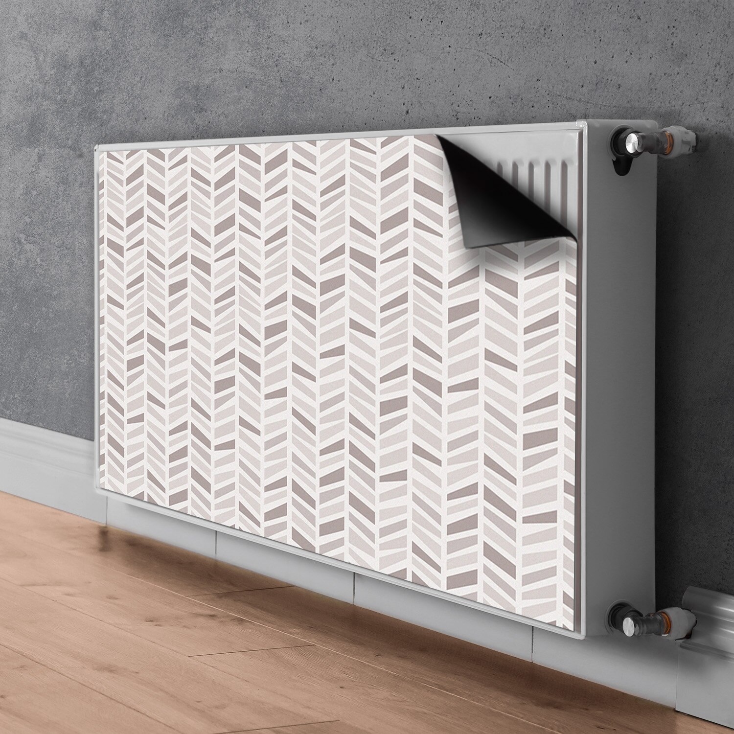 Magnet de Radiator (calorifer), Geometria In Heringbone, rosu, 100 cm x ...