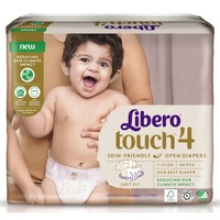 Scutece copii Libero Touch Open marime 4, 7-11 kg, 44 buc