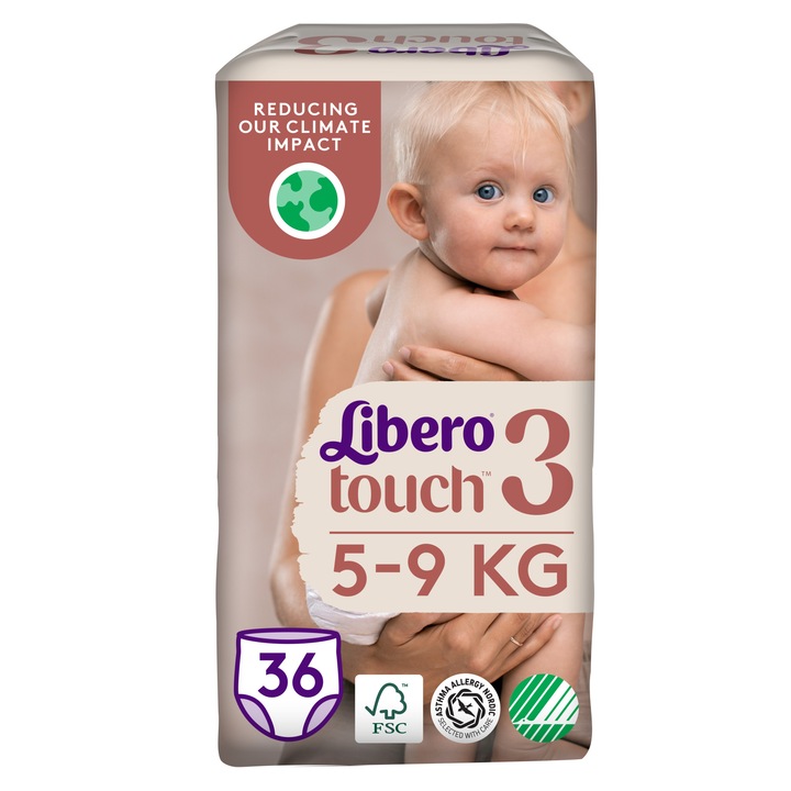 Scutece chilotel copii Libero Touch Pant 3, 5-9 kg, 36 buc