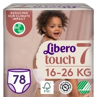 Scutece Libero Touch panty 7, 16-26 kg, pachet lunar de scutece, 78 bucati