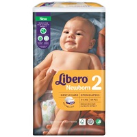 Scutece copii Libero Newborn marime 2, 3-6 kg, 68 buc