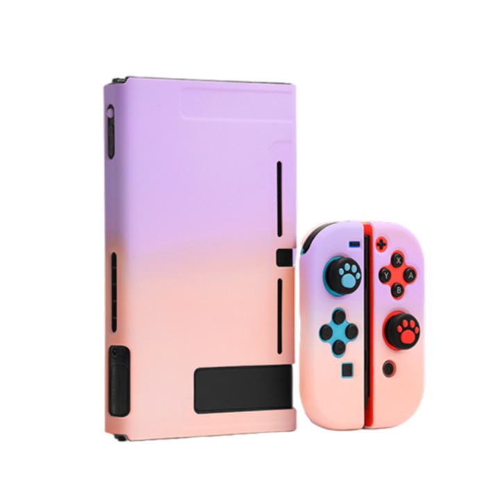 Husa consola gaming, OSPE, TPU, Compatibila cu Nintendo Switch, Multicolor
