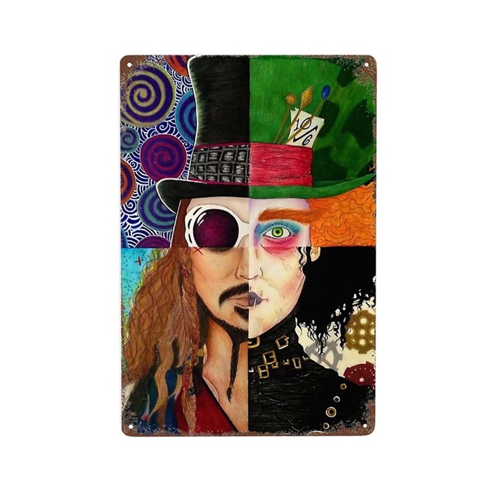 Set pictura cu diamante 5D, Model Joker Man, 24.9x34.9 cm, Multicolor