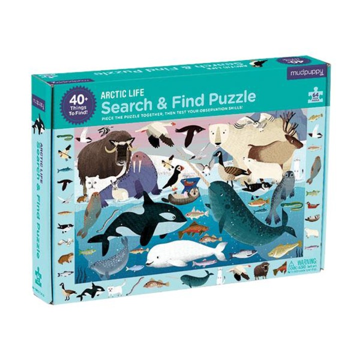 Puzzle, Mudpuppy, Sarkvidéki állatok, 64 db