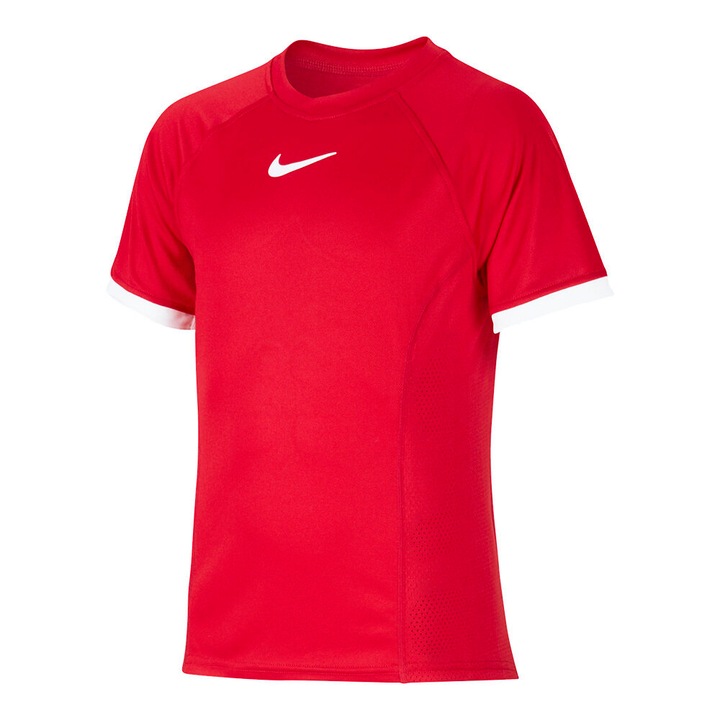 Детска тениска Nike Court Dri-FIT Crew, червена