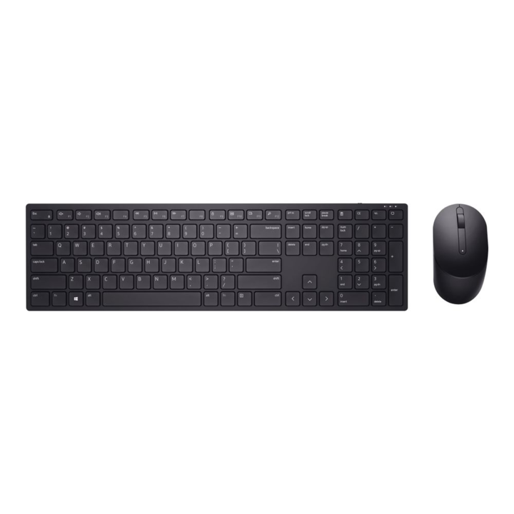 DELL KM5221W billentyűzet Egér mellékelve Vezeték nélküli RF QWERTZ Német Fekete (KM5221WBKB-GER)