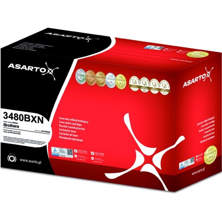 Toner Brother 3480BXN | TN3480, Asarto, 8000 oldal, fekete