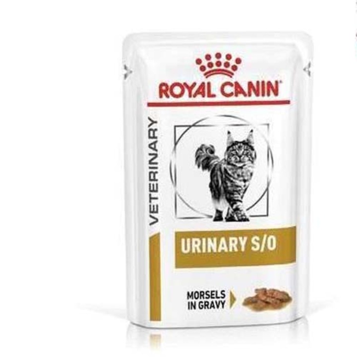Royal Canin Vhn Cat Urinary S/O alutasak 85g nedves macskaeledel, mely csökkenti a struvitkövek képződését