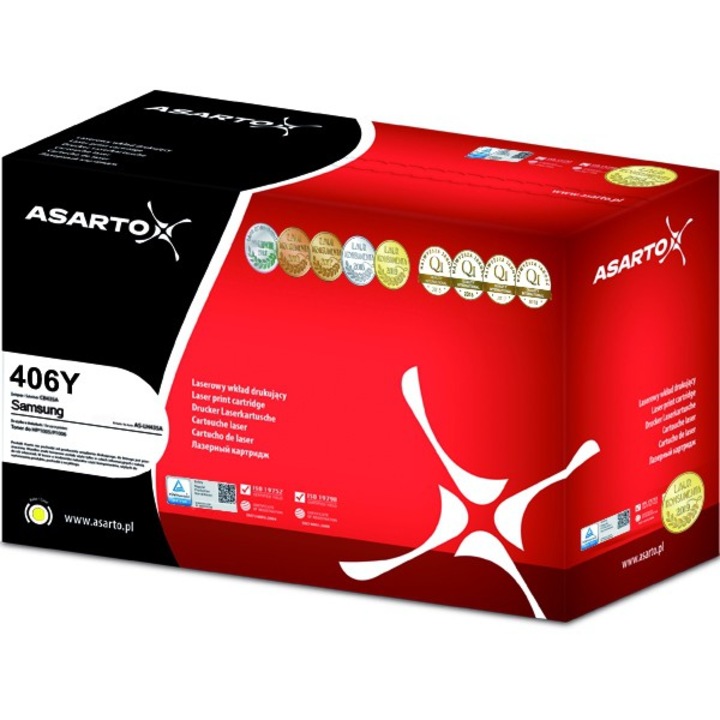 Toner Asarto pentru Samsung CLP-360/CLX-3300, 1000 pagini, Negru