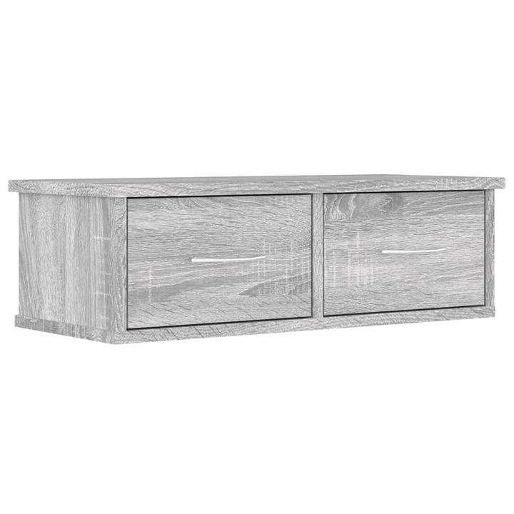 Стенен шкаф vidaXL, Сив сонома, 60x26x18,5 см, Инженерно дърво