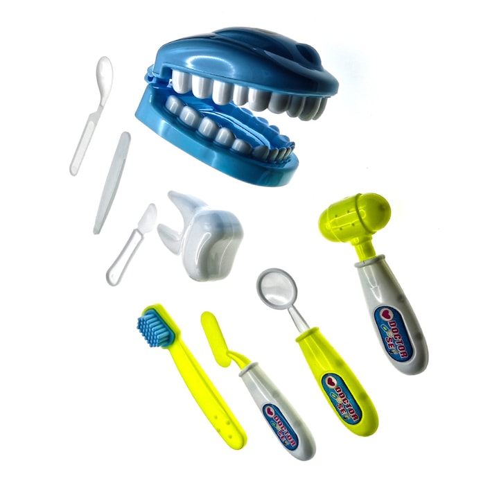 Kék 9 részes fogorvosi készlet