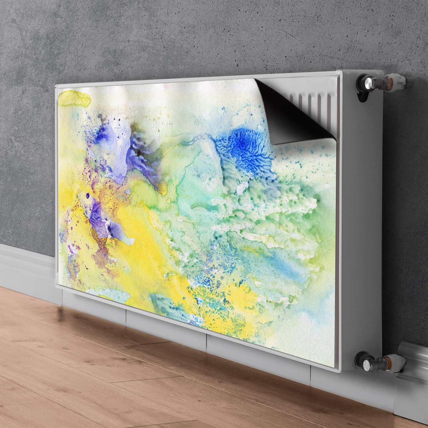de Radiator (calorifer), Petele colorate, verde, 100 cm x 60 cm eMAG.ro