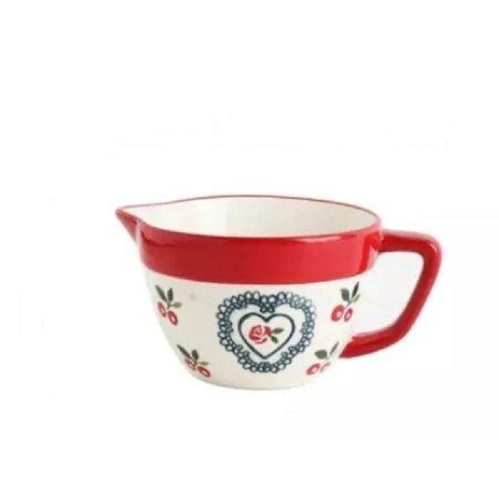 Чаша, Многофункционална, Керамична, Червена роза