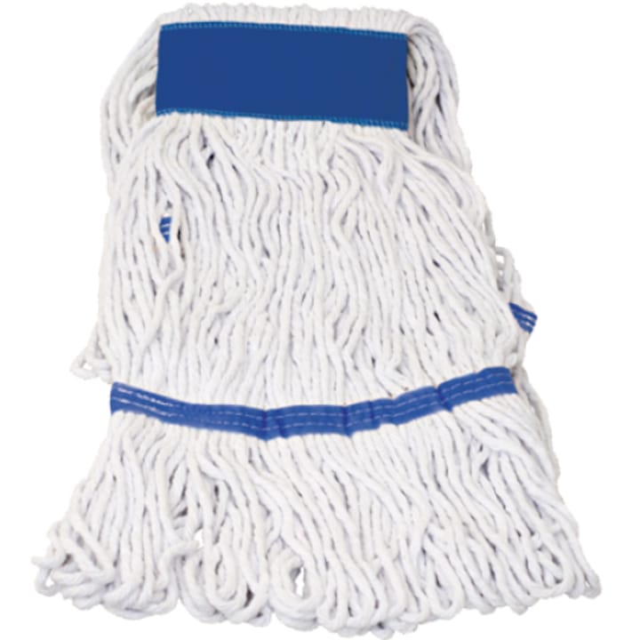 Mop Kentucky, cu dungi albastru, 400gr, Uz Profesional