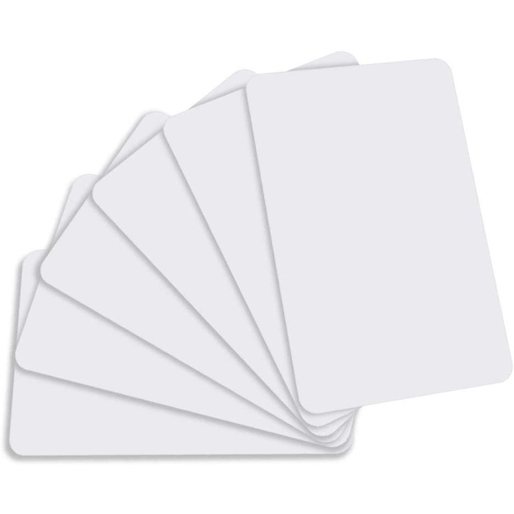 20 db NFC címkét tartalmazó készlet, MATCHEASY, PVC, 54x85,5x0,8 mm, fehér