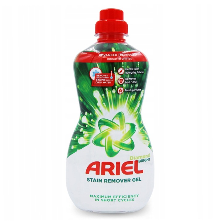 Solutie pentru indepartarea petelor Ariel GEL Regular, 950 ml