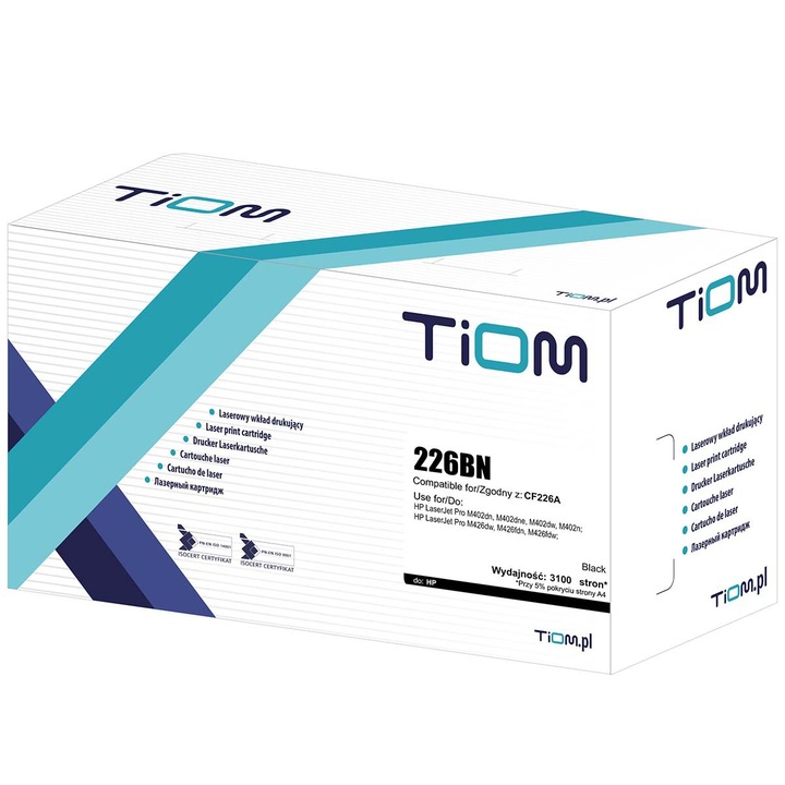 Toner Tiom pentru HP LaserJet Pro M402/M426, 3100 pagini, Negru