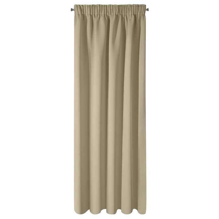 Eurofirany Függöny ráncolószalaggal, PARISA 135 x 270, bézs