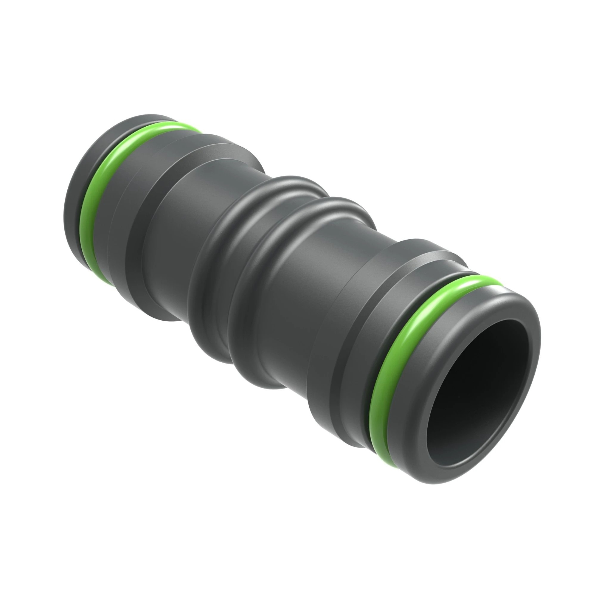 Conector furtun Geolia, cu 2 cai, plastic, Ø 1
