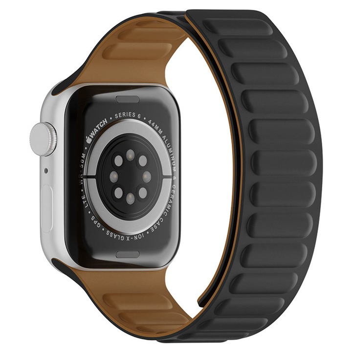 Kompatibilis karkötő Apple Watch 3/4/5/6/7/8/SE/SE 2/Ultra (42/44/45/49mm) - fekete
