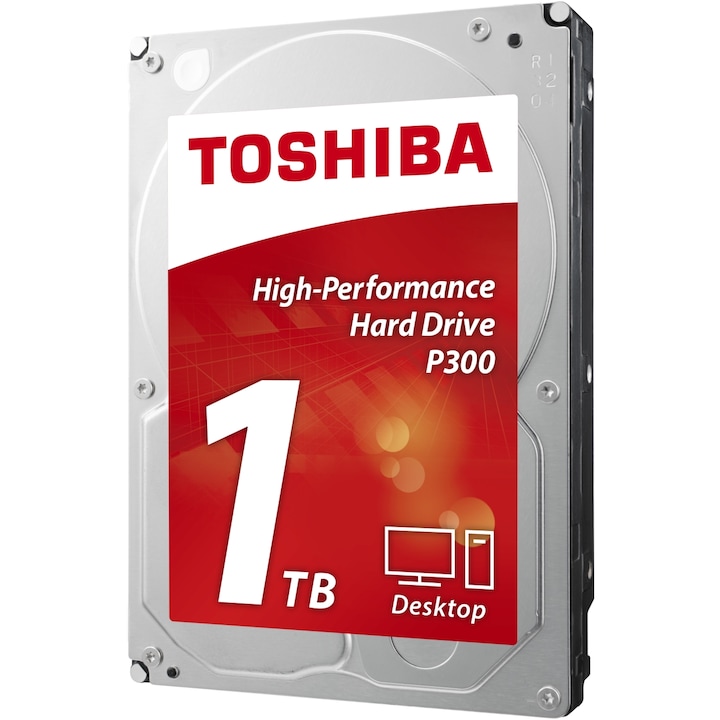 HDD TOSHIBA P300, 1TB, 7200rpm, 64MB cache, SATA-III