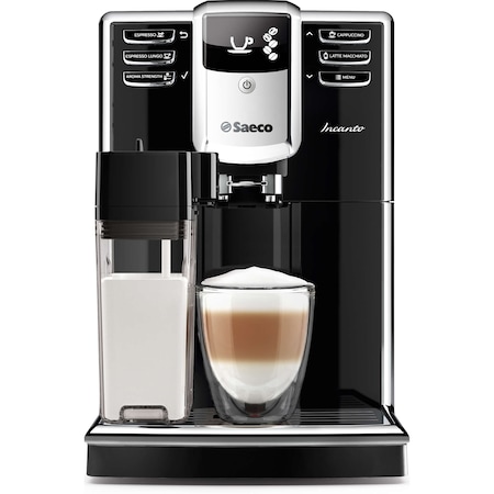 Espressor automat Saeco Incanto HD8916/09, 1850W, Carafa integrata, Rasnite ceramice, AquaClean, 15 bar, Curatare automata, 1.8 l, Negru