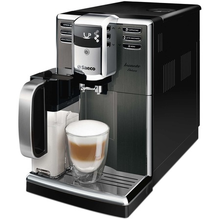 Espressor automat Saeco Executive HD8922/09, 1850W, Carafa integrata, 7 varietati cafea, Rasnite ceramice, AquaClean, 15 bar, Curatare automata, 1.8 l, Inox