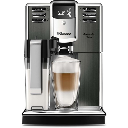 Espressor automat Saeco Executive HD8922/09, 1850W, Carafa integrata, 7 varietati cafea, Rasnite ceramice, AquaClean, 15 bar, Curatare automata, 1.8 l, Inox