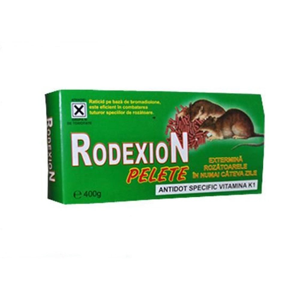 Momeala raticida micropelete pentru combatere rozatoare Rodexion 400gr