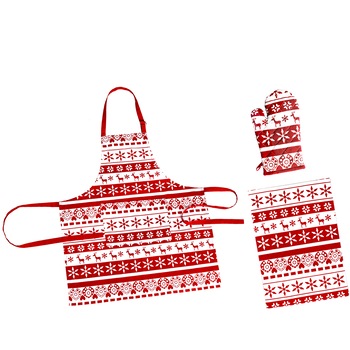 Set bucatarie 3 piese Heinner Home, 100% bumbac, model Ren Set bucatarie 3 piese Heinner Home, 100% bumbac, model Ren