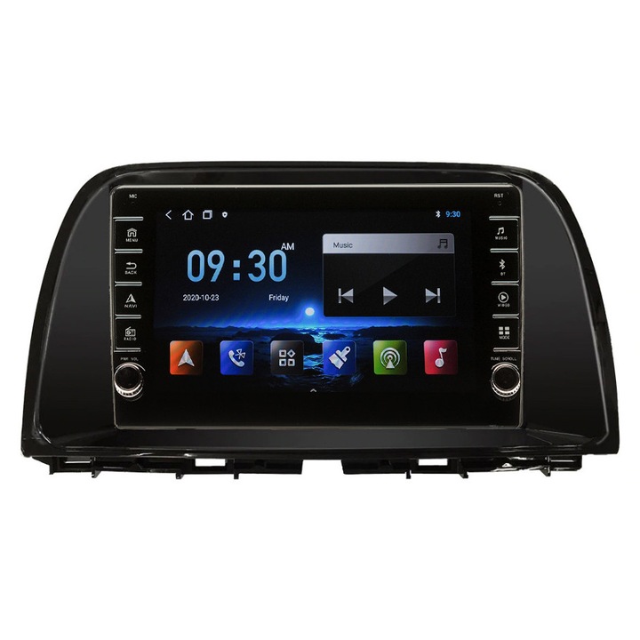 Navigatie AUTONAV Android GPS Dedicata Mazda CX5 2012-2017, Model PRO Memorie 64GB Stocare, 4GB RAM, Display 8" Full-Touch, WiFi, 2 x USB, Bluetooth, 4G, Octa-Core 8 * 1.8GHz, 4 * 50W Audio