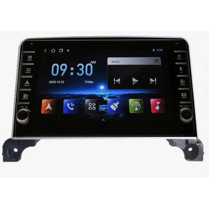 Navigatie AUTONAV Android GPS Dedicata Peugeot 5008 Dupa 2017 si 3008 Dupa 2016, Model PRO Memorie 64GB Stocare, 2GB DDR3 RAM, Display 8" Full-Touch, WiFi, 2 x USB, Bluetooth, Quad-Core 4 * 1.3GHz, 4 * 50W Audio