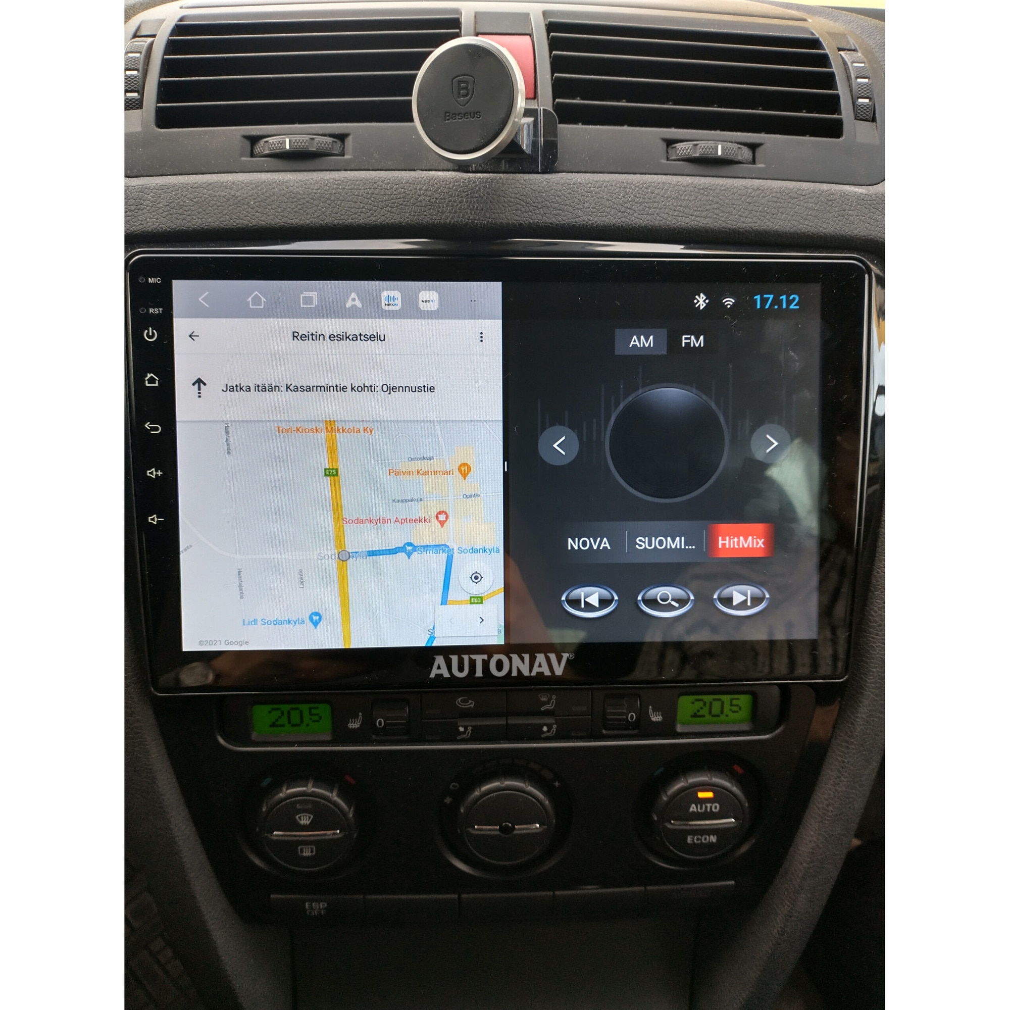 Navigatie AUTONAV Android GPS Dedicata Skoda Octavia 2 Pre-Facelift ...
